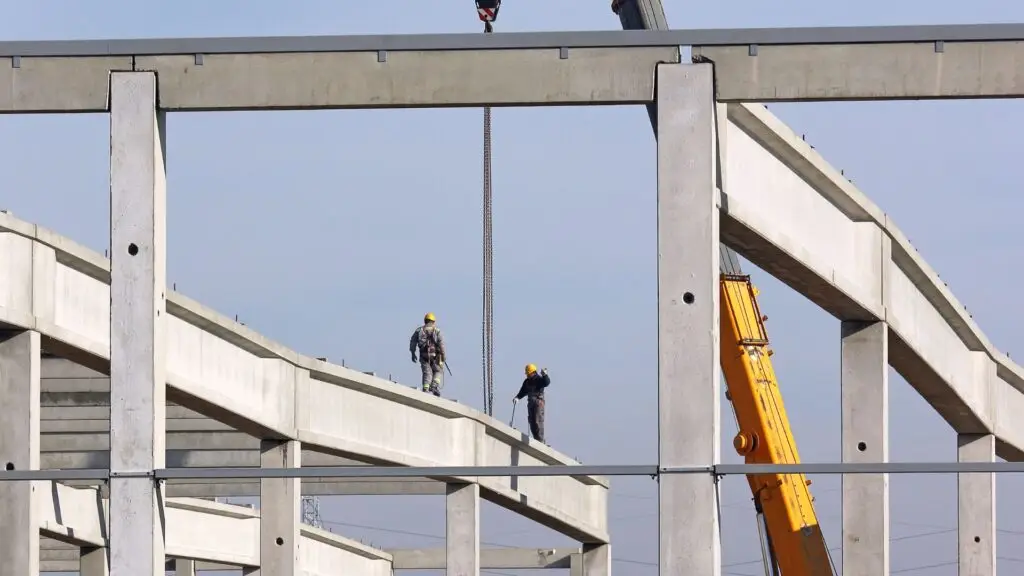 Gestion des déchets sur un chantier industriel